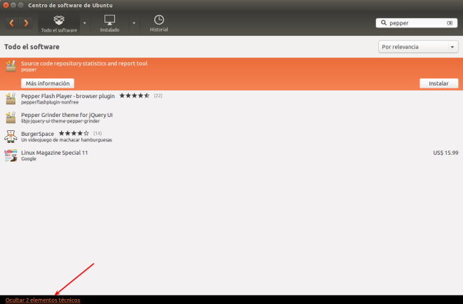 Instalar PepperFlash desde Ubuntu Software Center