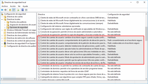 Windows. Secpol Directivas Locales Seguridad