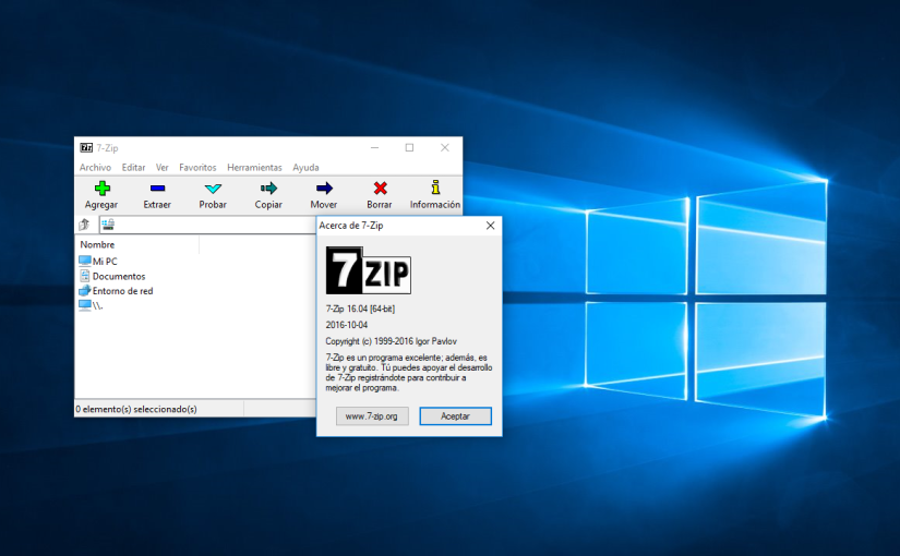 7-Zip en Windows 10: Conoce Todas las Opciones de este Software de Compresión