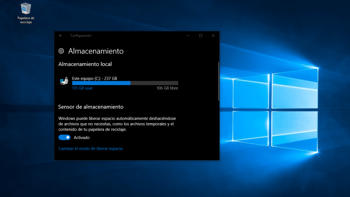 Windows 10: Liberar Espacio en Disco
